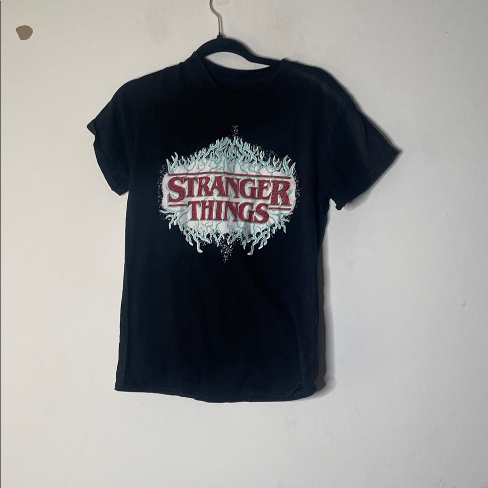 Netflix Stranger Things Black Graphic Tee